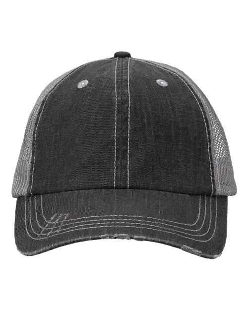 Valucap Vc990 Contrast-Stitch Structured Cap 1