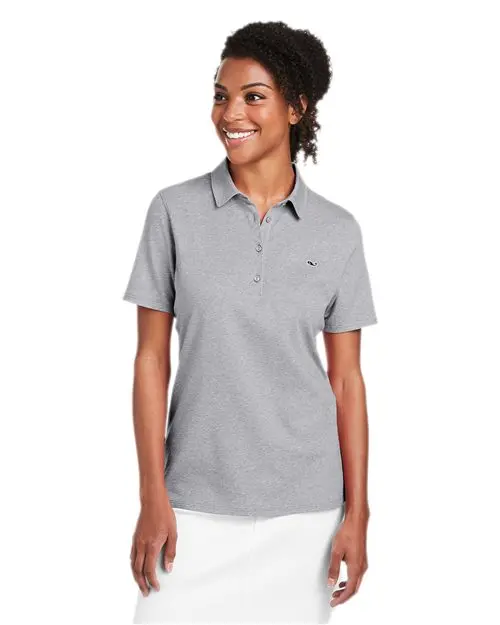 Vineyard Vines Edgartown Women'S Pique Polo Shirt 1