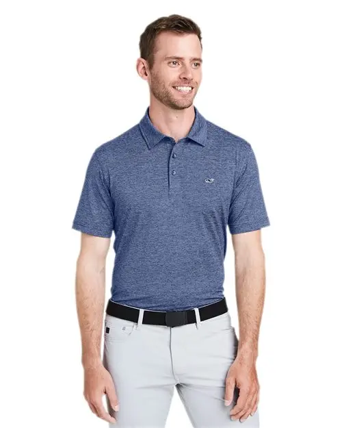 Vineyard Vines Men'S Destin Stripe Sankaty Polo – Classic Fit, Breathable Knit (G011146) 1