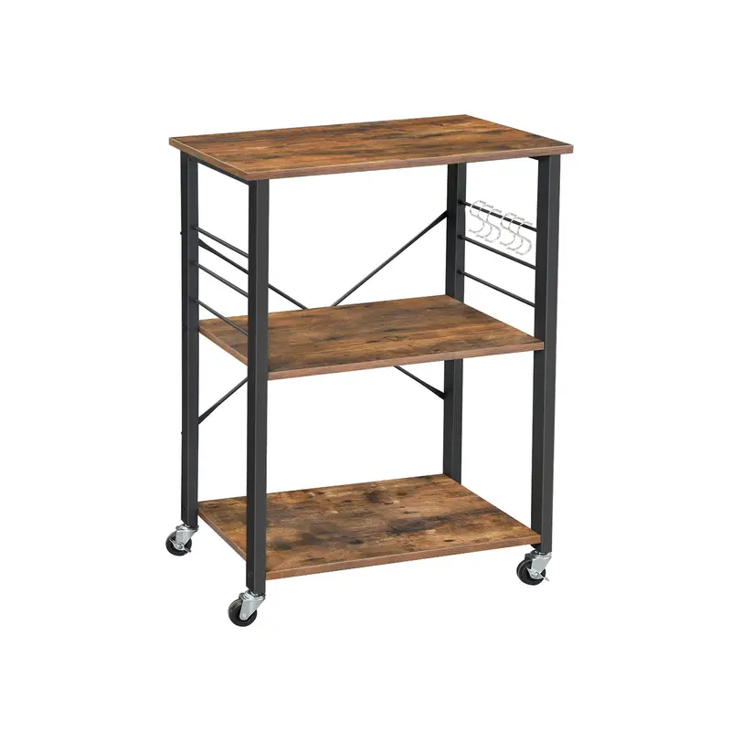 Vintage-Inspired Kitchen Pantry Shelf With Open Shelving 1