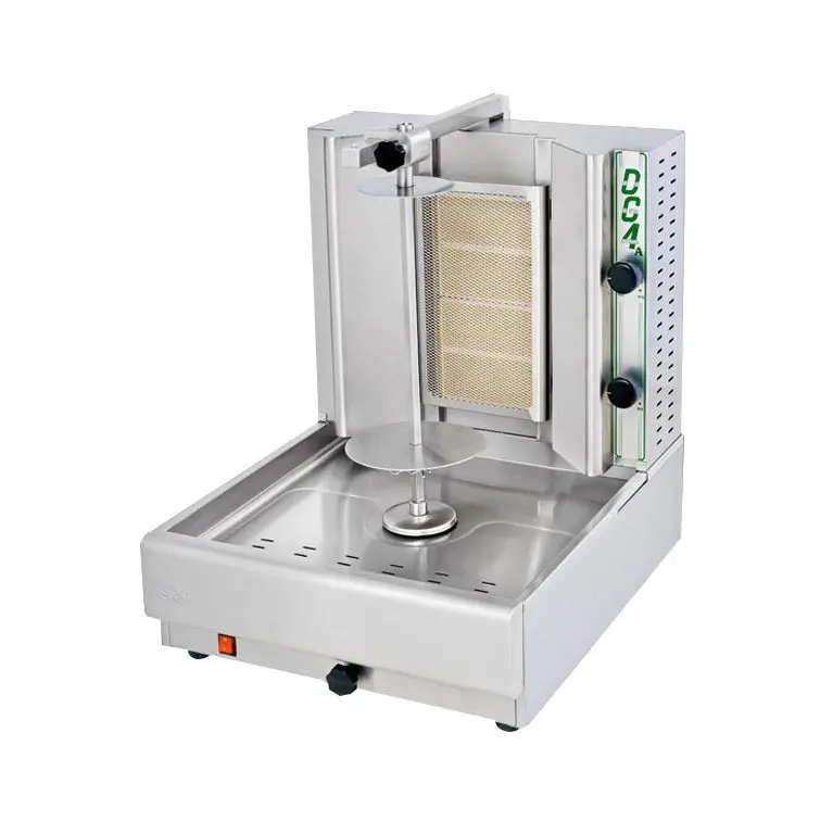 Visvardis Dg4A-N Gas-Powered Shawarma & Gyro Rotisserie – 70-Pound Capacity 1