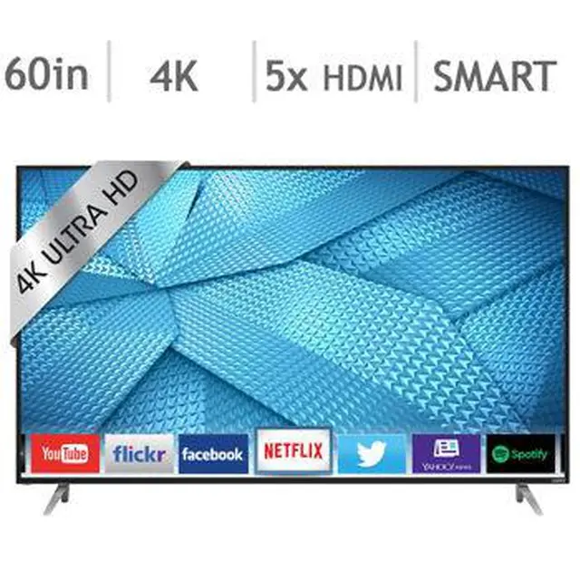 Vizio M-Series 60-Inch 4K Uhd Smart Tv With 240Hz Clearaction And Hdr 1