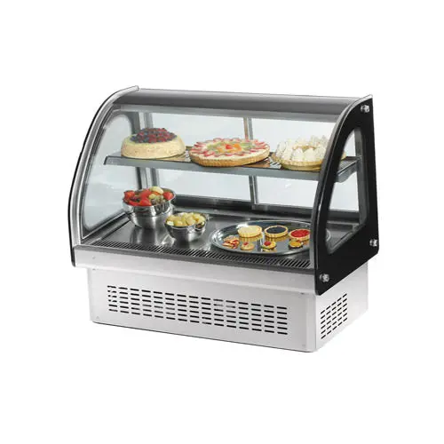 Vollrath 36" Curved-Glass Drop-In Display Refrigerator 1