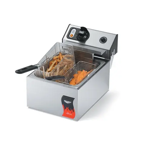 Vollrath Cf2-1800-C Cayenne Compact Electric Fryer – 10-Pound Capacity, Single Pot 1