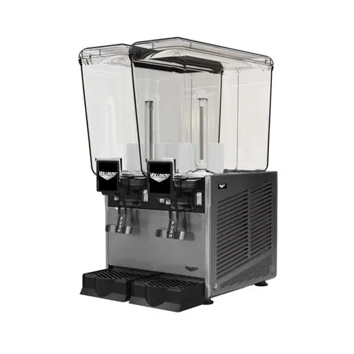 Vollrath Vbbe2-37-S Dual-Bowl Cold Beverage Dispenser – 5.3-Gallon Per Bowl 1