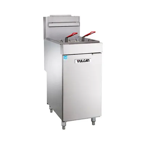 Vulcan 1Veg35M 35-Lb Energy Star® Natural Gas Floor Fryer – Tube-Fired (Bc Instant Rebate: $480) 1