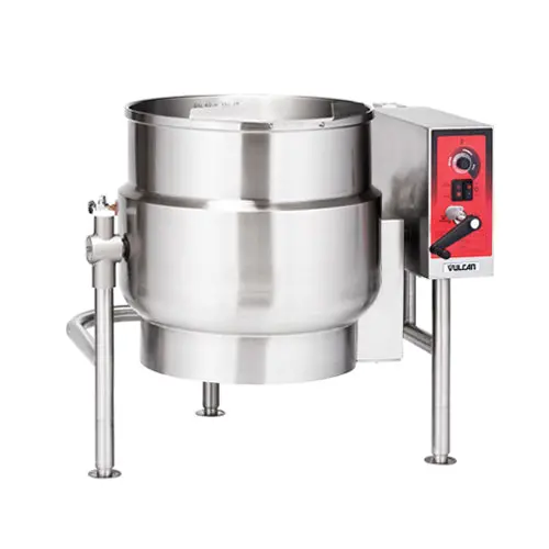 Vulcan K40Elt 40-Gallon 3-Phase 240V Electric Tilting Steam Kettle 1