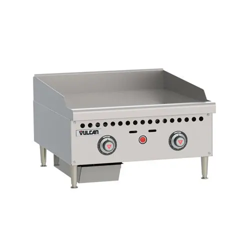 Vulcan Vcrg24-T 24-Inch Natural Gas Thermostatic Griddle – Space-Saving Solution 1
