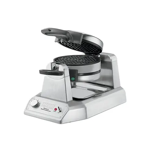 Waring Double Classic American Waffle Maker – 200V Commercial Unit 1