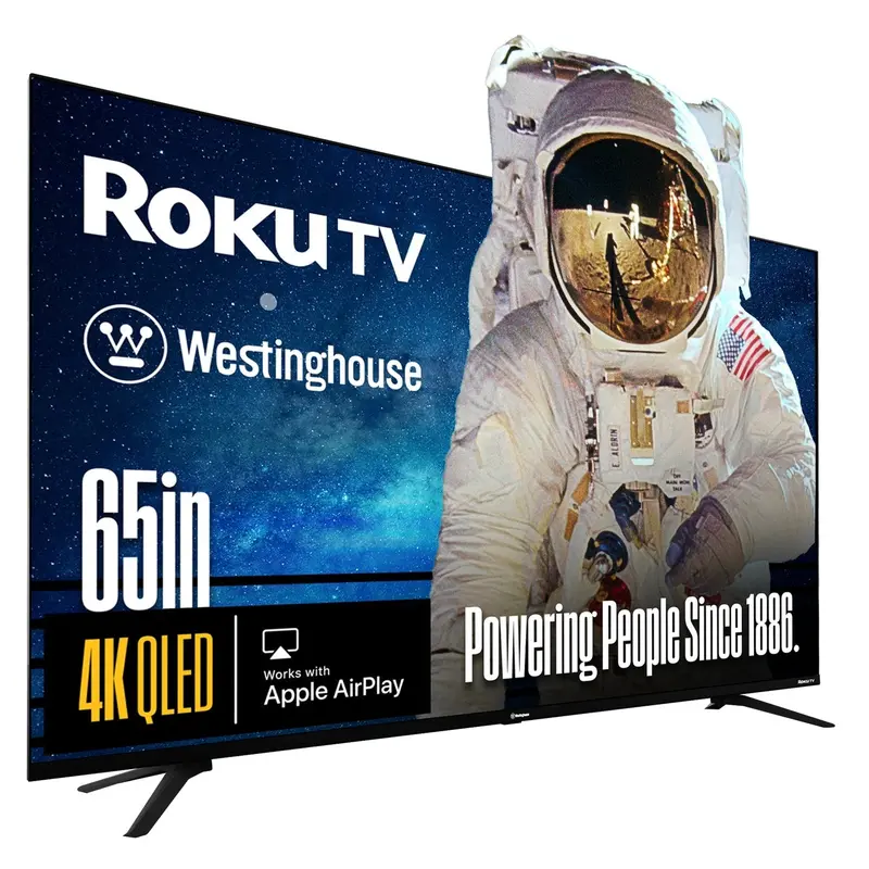 Westinghouse 65-Inch Edgeless Qled 4K Roku Smart Tv With Voice Remote 1