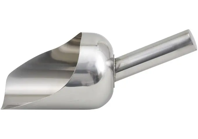 Winco 1-Quart Stainless Steel Utility Scoop – Durable Serving & Portioning Tool 1