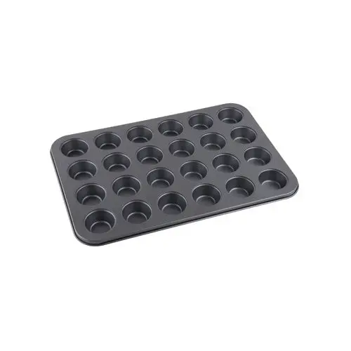 Winco 12-Cup Non-Stick Mini Muffin Pan – Carbon Steel Tin Plate – Cmf-12M 1