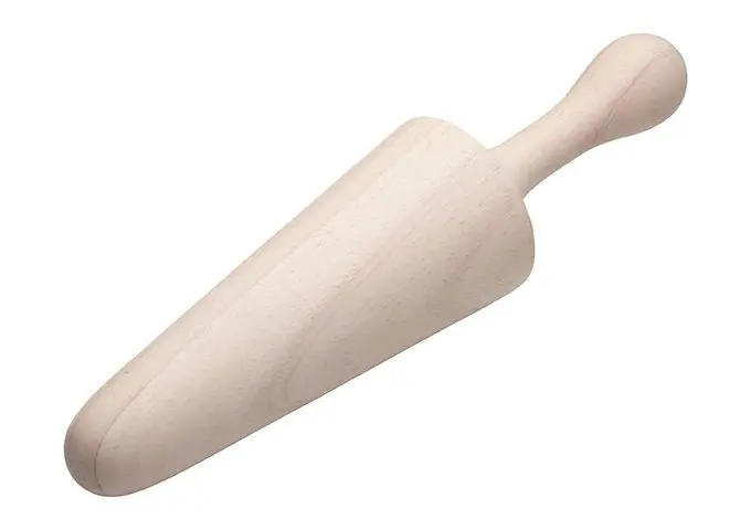 Winco 13.875-Inch Wooden Chinois Pestle – Heavy-Duty Grinding Tool 1