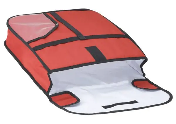 Winco Bgpz-18 Insulated Pizza Delivery Bag – 18" × 18" × 5", Thermal Retention 1