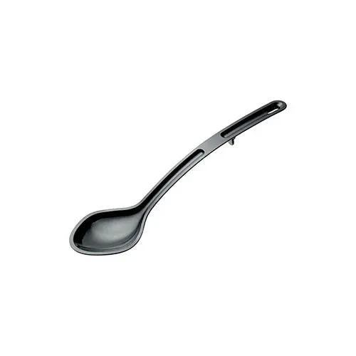 Winco Cvss-13K 13-Inch Black Polycarbonate Solid Serving Spoon 1