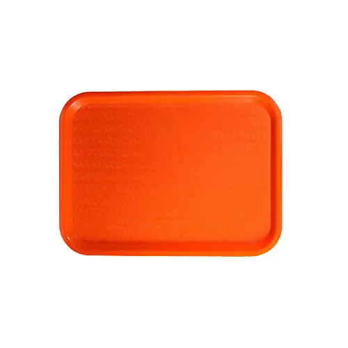 Winco Fft-1216O Orange 12 X 16 Inch Diner-Style Food Tray 1