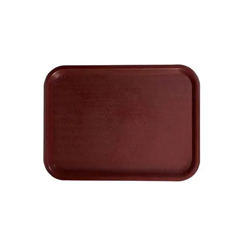 Winco Fft-1418U Burgundy 14 X 18 Inch Standard Food Service Tray 1