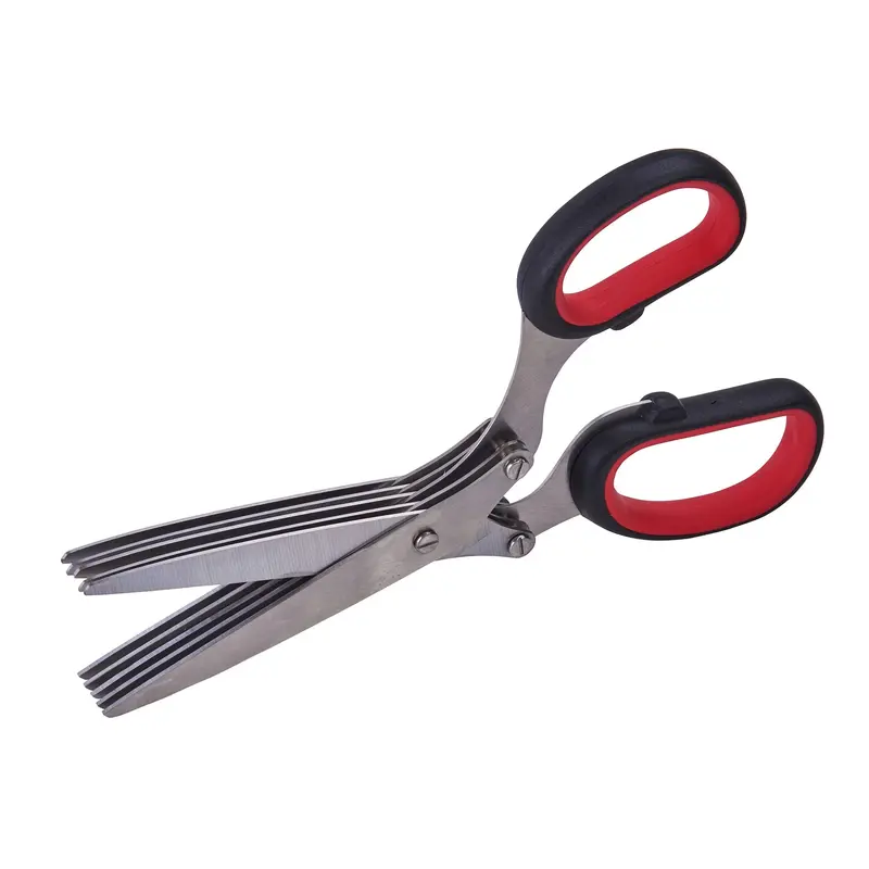 Winco Precision Herb Shears – Multi-Blade Stainless Steel Snips For Fresh Herbs 1