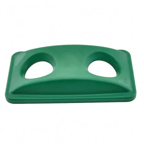 Winco Ptcb-23Gr Green Lid For 23-Gallon Slender Trash Cans 1
