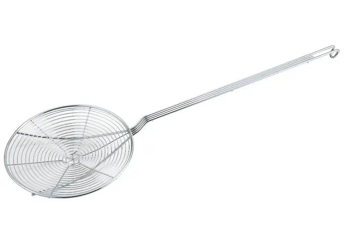 Winco Scf-9 9-Inch Stainless Steel Skimmer With Comfort Grip Handle 1