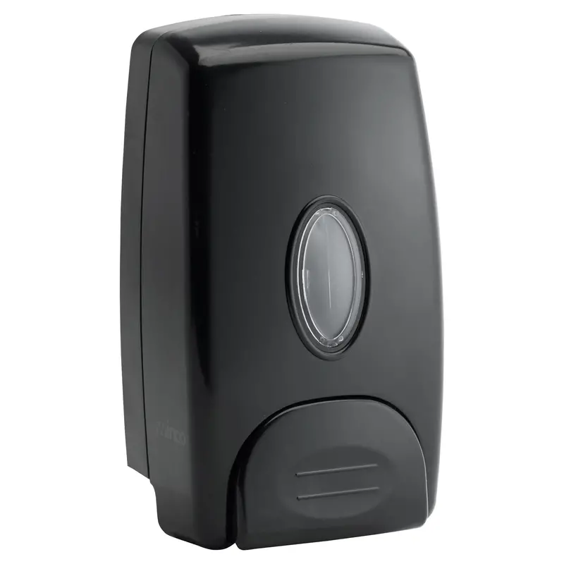 Winco Sd-100K Manual Bulk Soap Dispenser – 1-Liter Black Housing 1