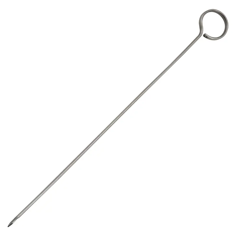 Winco Sko-10 Stainless Steel Oval Skewers – 10-Inch Commercial Kitchen Pair 1