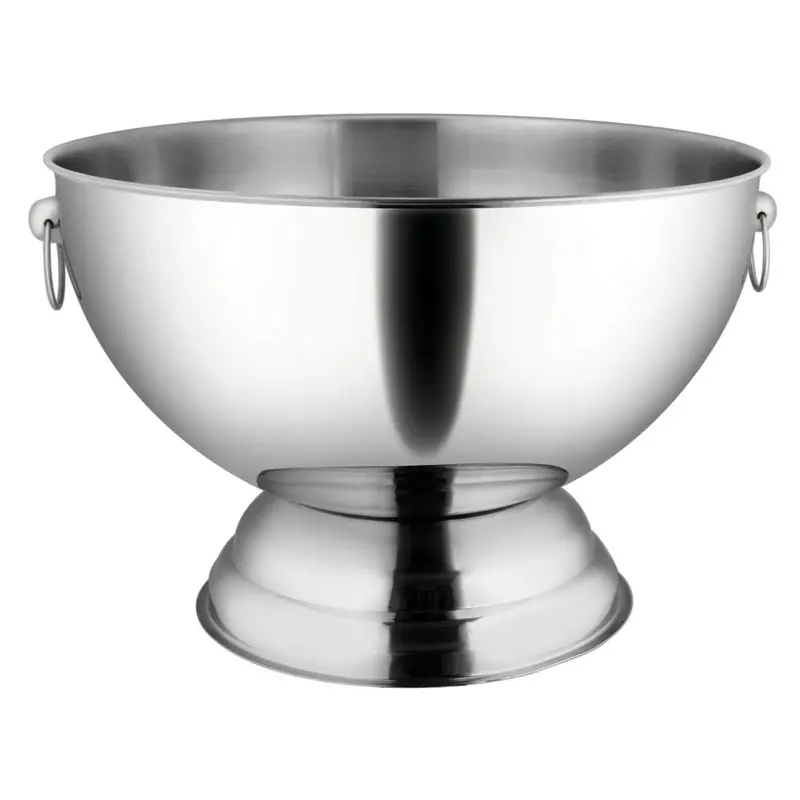 Winco Spb-35 Stainless Steel Punch Bowl – 3.5-Gallon Capacity With Polished Finish 1