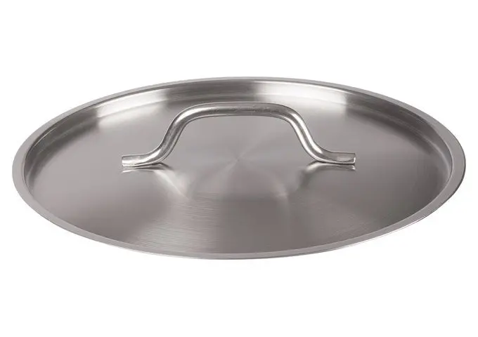 Winco Sstc-12 Versatile 12-Inch Stainless Steel Pan Lid 1