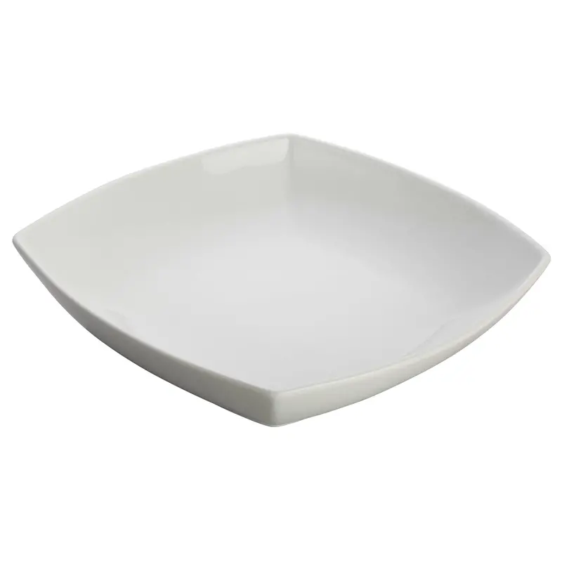 Winco Wdp019-101 Bright White 10-Inch Square Porcelain Serving Bowl – 12 Per Case 1