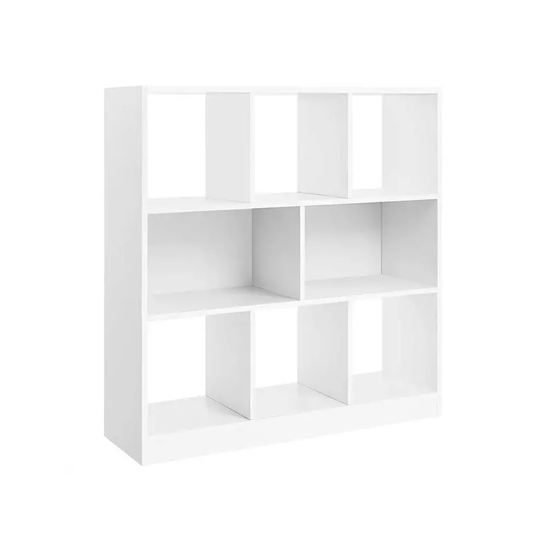 Wooden Bookshelf Featuring Fully Open Shelving 1