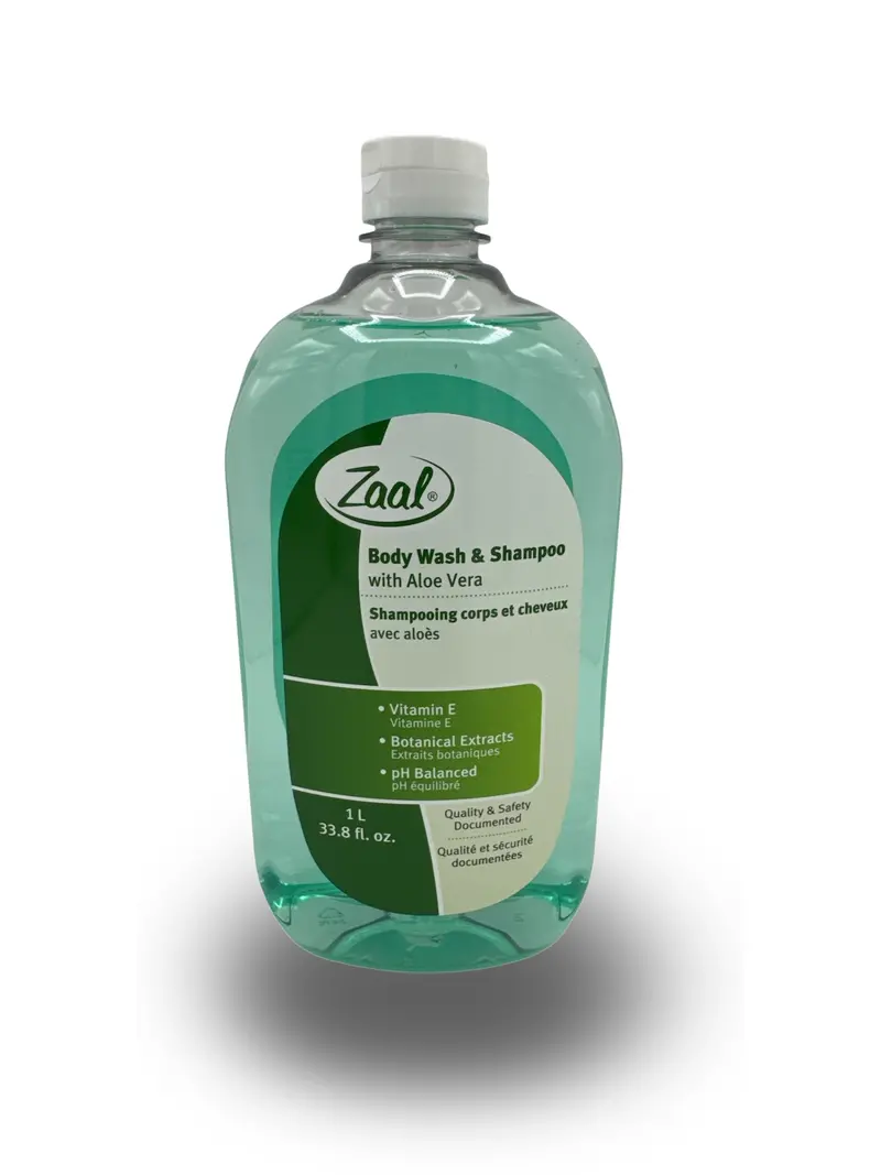 Zaal Hair & Body Shampoo – 1-Liter Bottle 1
